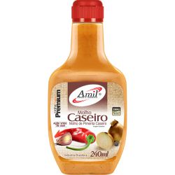 MOLHO DE PIMENTA CASEIRO 240ML - 423 - AMIL ALIMENTOS