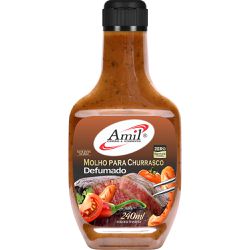 MOLHO CHURRASCO DEFUMADO 240ML - 384 - AMIL ALIMENTOS