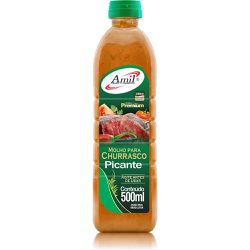 MOLHO CHURRASCO PICANTE 500ML - 389 - AMIL ALIMENTOS