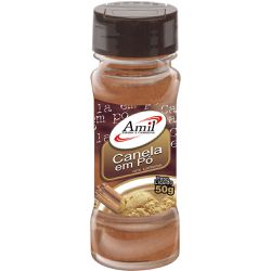 CANELA EM PÓ 50G PET - 84 - AMIL ALIMENTOS