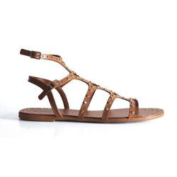 SANDÁLIA FEMININA PIETRA MARROM - AMITE & CO.