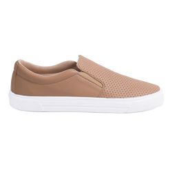 Slip On Casual Nude Feminino