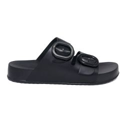 Birken Couro Preta Feminina