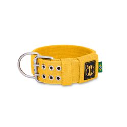 Coleira Para Cachorro Amorosso Amarelo - 4001-001 - AMOROSSO