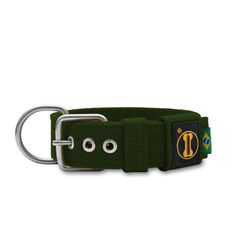  Coleira Para Cachorro Fit (verde militar) - 4201... - AMOROSSO