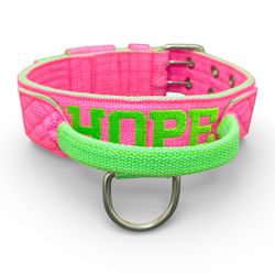 LQ Poderosso GG nome Hope Rosa Flúor e Verde Flúor - lq9 - Amorosso