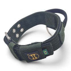 Coleira Para Cachorro Poderosso - Verde Militar e ... - Amorosso