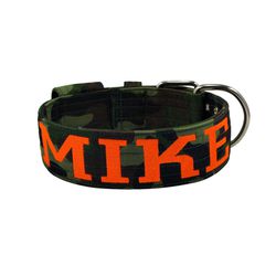 Coleira Camuflado Militar Personalizada - MIXPER - AMOROSSO