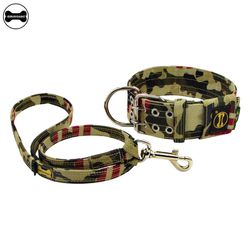 Coleira Amorosso® Camuflado USA + Guia USA - MIL03... - AMOROSSO