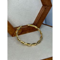 Bracelete Trançado Ouro - RPS34 - ANA B ACESSÓRIOS
