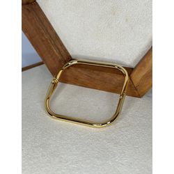 Bracelete Quadrado Ouro - APS89 - ANA B ACESSÓRIOS