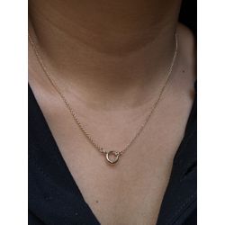 Colar Mini Elos Português Fecho Boia - LCO318 - ANA B ACESSÓRIOS
