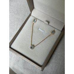 Conjunto Oval Joinha Acqua Banhado a Ouro - LBCOJ3 - ANA B ACESSÓRIOS