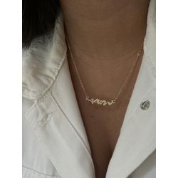 Colar Amor Banhado a Ouro - 211 - ANA B ACESSÓRIOS