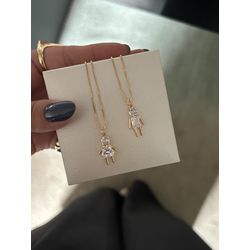 COLAR FILHOS ZIRCÔNIA CRISTAL BANHADO A OURO - 18... - ANA B ACESSÓRIOS