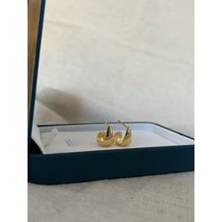 Brinco Argola Triangular Banhado a Ouro - 80 - ANA B ACESSÓRIOS