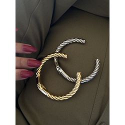 Bracelete Tubo Torcido - APS1718 - ANA B ACESSÓRIOS