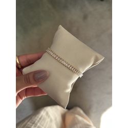 Pulseira Riviera Baguete Cristal - RPS29 - ANA B ACESSÓRIOS