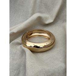 BRACELETE REDONDO MAXI BANHADO A OURO - 66 - ANA B ACESSÓRIOS