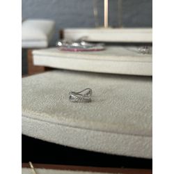 Piercing Fake X Cravejado Banhado a Ródio Branco ... - ANA B ACESSÓRIOS