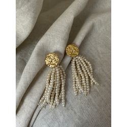 Brinco Miçanga Pérolas - BBR04 - ANA B ACESSÓRIOS