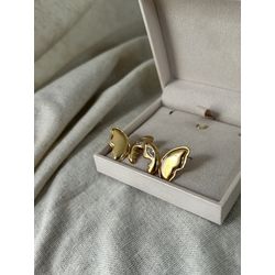 Brinco Borboleta Lisa com Ponto de Luz - LBR6949 - ANA B ACESSÓRIOS