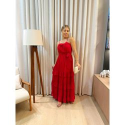 Vestido Pilar Vermelho - 2465a - Ana G Store
