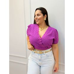 Cropped Holly Roxo - F438d - Ana G Store