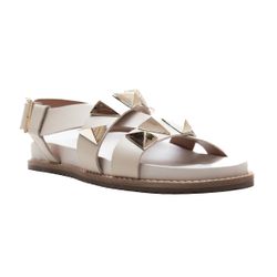 Sandália Papete Emilly - Off White - 24720 - ANALAURACALCADOS