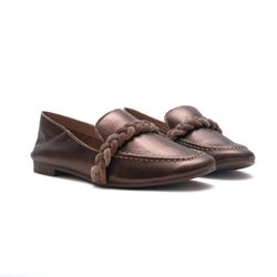 Mocassim - Martina, BROWN - 24825-B - ANALAURACALCADOS