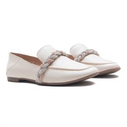 Mocassim - Martina, Off White - 24825- A - ANALAURACALCADOS