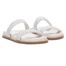Sandália Papete - Maitê, Off White - 23970O - ANALAURACALCADOS