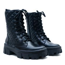 Bota Cano Médio, Nanda - Preta - 44046 - ANALAURACALCADOS