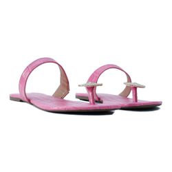 Rasteira Flat - Maya, Azaléia - 21755A - ANALAURACALCADOS
