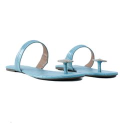 Rasteira Flat - Maya, Pistache - 21755P - ANALAURACALCADOS