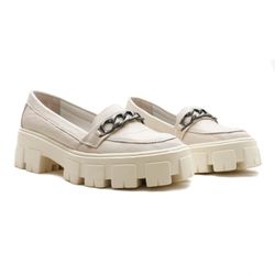 Slipper Sola Tratorada - Alice, Off White - 21060o - ANALAURACALCADOS