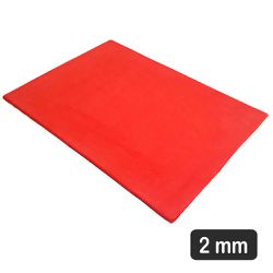 2 Mm - Placa De Látex Vermelho - 34 x 24 Cm - 146.... - ANATOFEET