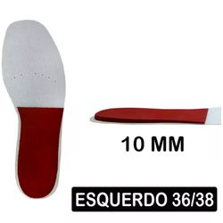 Palmilha De Resina - Cunha De 10 Mm - Pé Esquerdo ... - ANATOFEET