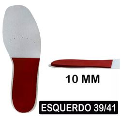 Palmilha De Resina - Cunha De 10 Mm - Pé Esquerdo ... - ANATOFEET