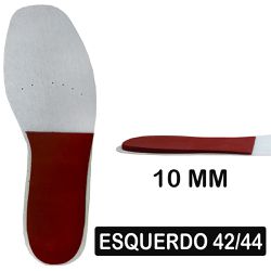 Palmilha De Resina - Cunha De 10 Mm - Pé Esquerdo ... - ANATOFEET