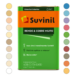 TINTA RENDE E COBRE MUITO ACRÍLICO FOSCO CAMURÇA 1... - Andraort Tintas