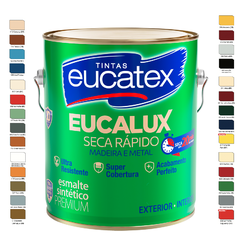 TINTA ESMALTE SINTÉTICO EUCALUX CINZA MÉDIO 3,6LT - Andraort Tintas