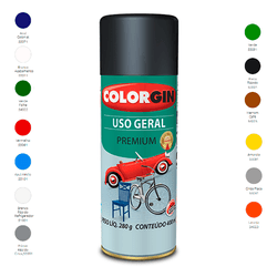 TINTA SPRAY USO GERAL VERDE 55091 COLORGIN 350ML - Andraort Tintas