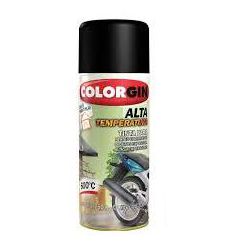 TINTA SPRAY ALTA TEMPERATURA PRETO FOSCO 5722 COLO... - Andraort Tintas