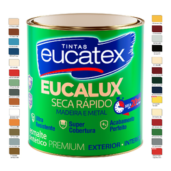 TINTA ESMALTE EUCALUX PREMIUM BRILHANTE VERDE FOLH... - Andraort Tintas