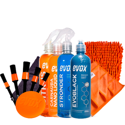 KIT LAVAGEM COMPLETA AUTOMOTIVA INICIANTE SHAMPOO - Andraort Tintas