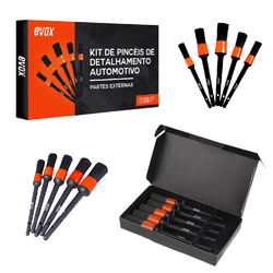 PINCEIS DETAIL USO EXTERNO KIT 5 - Andraort Tintas