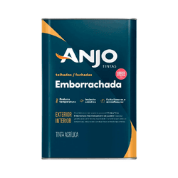 ANJO TINTA EMBORRACHADA CINZA ESCURO FOSCA 18 L - Andraort Tintas