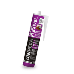 SILICONE FLEXÍVEL BASE D'ÁGUA BRANCO 280ML UNIPEGA... - Andraort Tintas