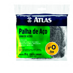 PALHA DE AÇO Nº0 REMOVE SUJEIRAS DE TINTAS E VERNI... - Andraort Tintas